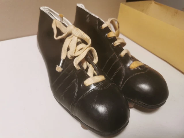 Chaussures De Foot Vintage TEPA SPORT Années 70 - Taille 26 - Cuir Made In Italy - Occasion