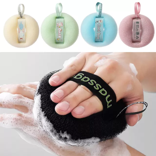 Nettoyant Pour Le Corps Éponge De Bain En Maille Brosse De Nettoyage F