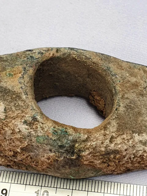 Circa 10th-8th BC Ancient Luristan Bronze Heavy Double Axe-Head Luristan Empire 3