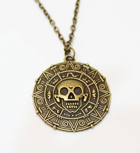 Pirates of the caribbean outlet medallion necklace