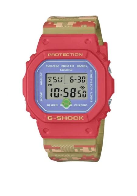 CASIO G-SHOCK NINTENDO Super Mario Bros Limited Edition Watch DW ...