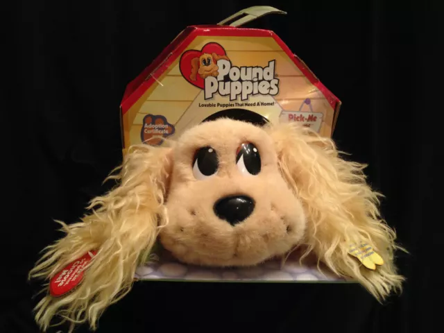 Pound Puppies Large Animated Dog Pick Me Pup Animal Plush Toy 2004 Mattel NEW