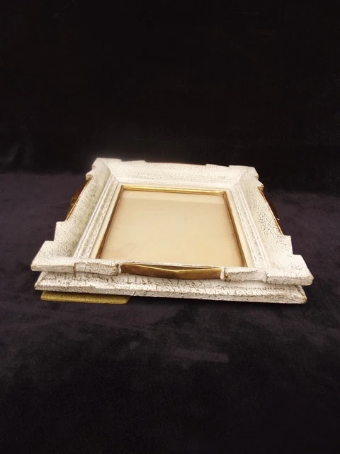 Cadre Photo Ancien En Bois - Dimensions 34x28 Cm (pour Photo 30x24 Cm), Occasion Bon état