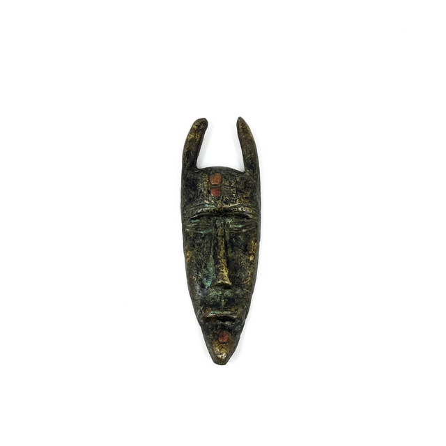 Dan Passport Metal Mask Deangle Liberia African Art