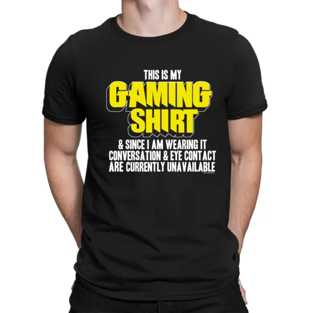 This Is My Gaming Shirt Da Uomo Cotone BIOLOGICA Console Giocatore Divertente