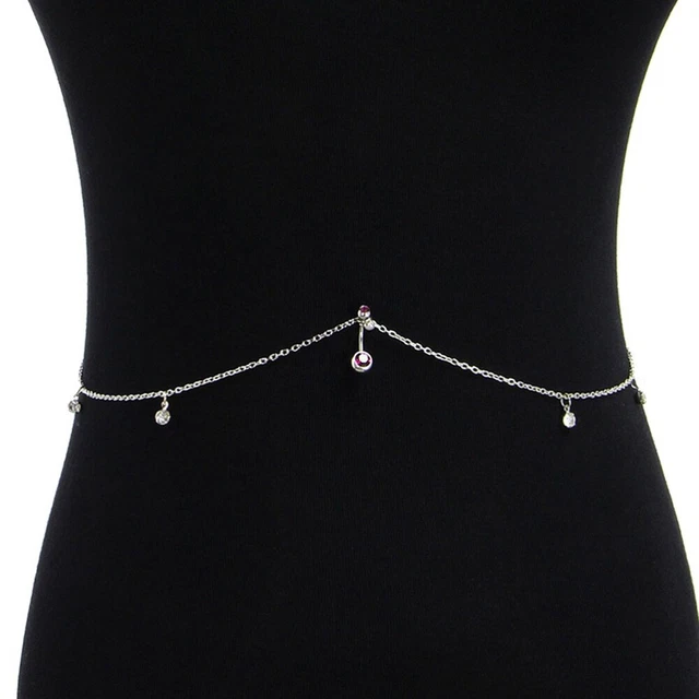 Piercing-Schmuck Strass-Bauchkette Bauchnabelkette Bauchnabelring