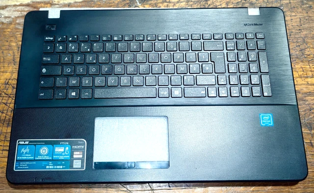 Palmrest Avec Clavier ASUS Pro P550LAV - 13N0-PEA1F11 - Noir - Occasion