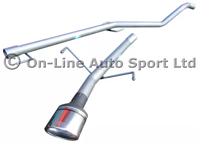 Astra Mk5 1.9 CDTi Non DPF Hatchback Race Tube Exhaust System ULTER OVAL TIP