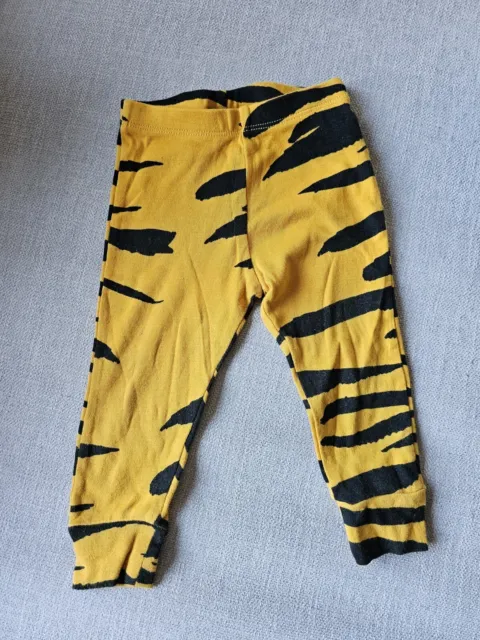 Mini Rodini Tiger Leggings Size 68-74 = 4-9 Months