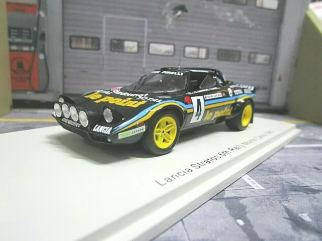 LANCIA Stratos HF Gr5 Rallye Monte Carlo 1981 #4 Darniche Le Point C Spark 1:43