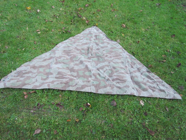 ZELTBAHN WEHRMACHT / Luftwaffe 1942 Original Poncho / Tente Heer 39-45 ...