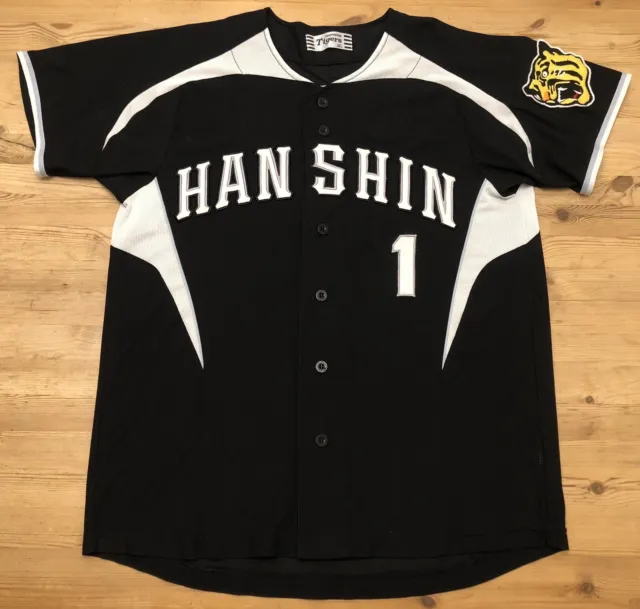 Hanshin Tigers Japan 2014 Mizuna Baseball Jersey Number 1 Toritani - Large