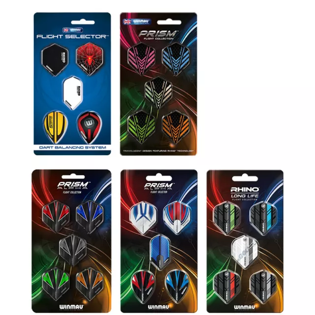 Winmau Prism ALPHA - Rhino Dart Flight Collection / Selector Flightsets