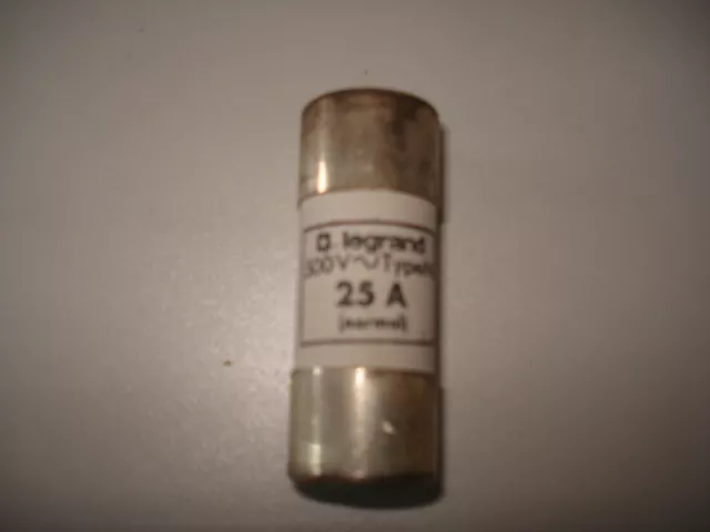 Fusible Legrand 22 X 58 25 A 500V Type N Neuf