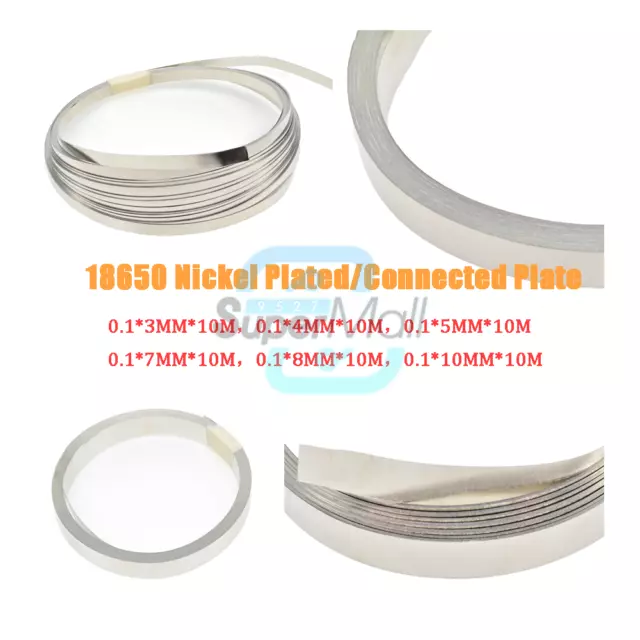 10M Li-ion Battery Nickel Sheet Plated Steel Belt Strip Spot Welding Tape