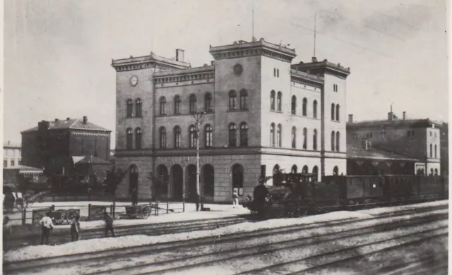 ORG. FOTO ca 7X9 Abfahrtbereit am alten Bhf Krefeld (G3023)