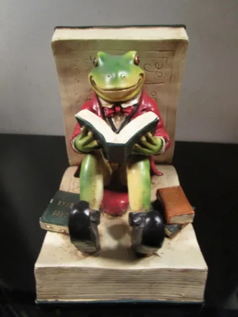 toads escape bookend statue rare