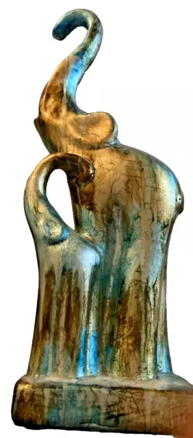 18" Tall Elephant Artistic Statue Home Decor - Hollow
