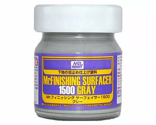 Mr.Hobby SF289 Mr. Finishing Surfacer 1500 Gray (40ml) Modelismo