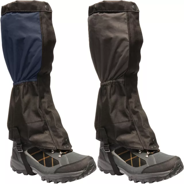 Regatta Adults Highton Outdoor Walking Hiking Waterproof Leg Gaiter - Ash/Black