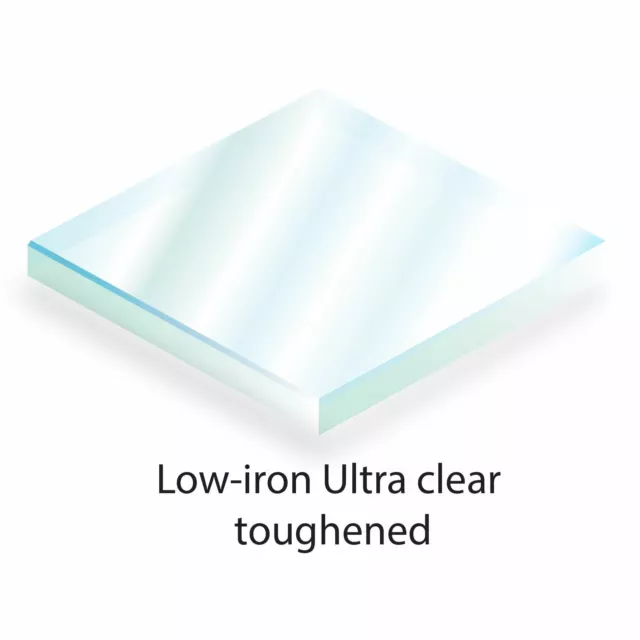 Bespoke Toughened Glass - Cut to Size - 4mm Low-Ion Glass, Safe Cut, Unpolished