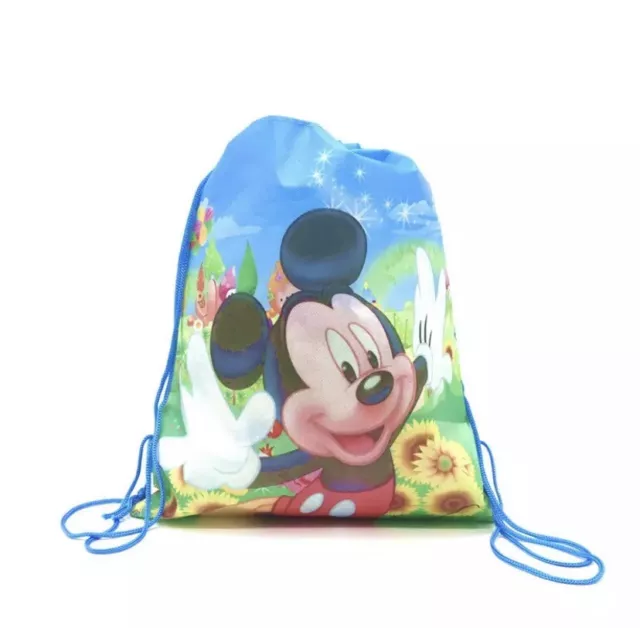 Disney's Mickey Mouse PE Drawstring Bag - Sports Swimming Bag - School Bag