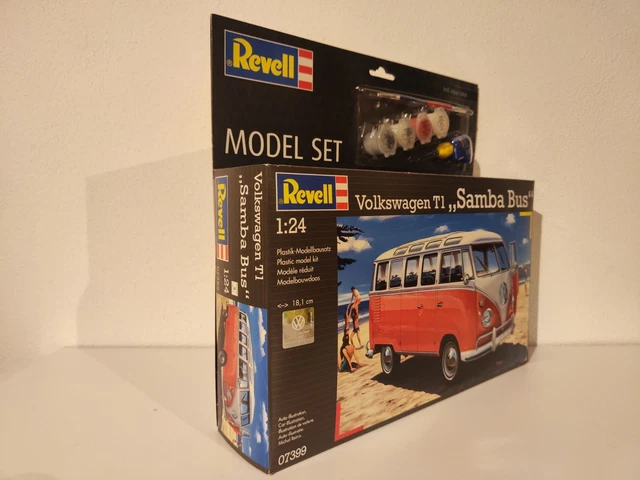 Maquette Revell Volkswagen T1 Camion – échelle 1/24, 80 Pièces, Niveau 3/5 – Dès 10 Ans