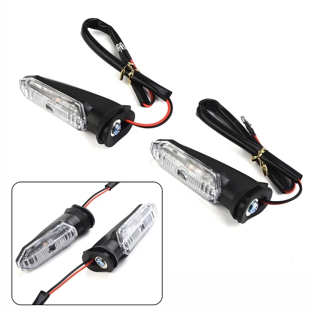 Lot De 3 Clignotants JRC Kurve – Tête Articulée, Clip Double Ligne, UK