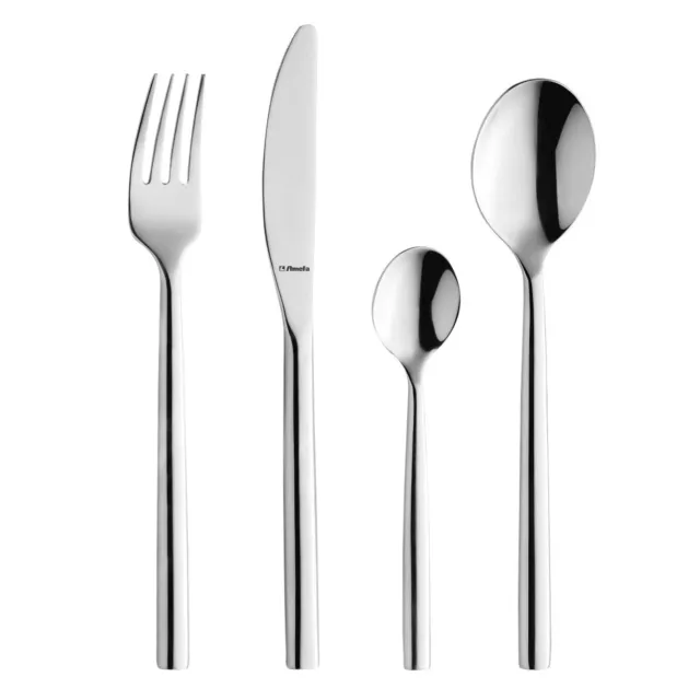 Amefa Premium Modern Carlton 16 Piece Cutlery Set - Stainless Steel