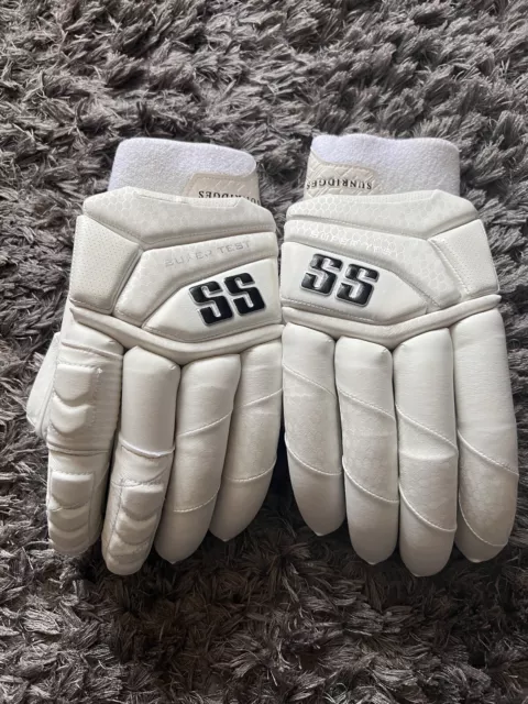 SS Super Test Cricket Batting Gloves - Mens LH