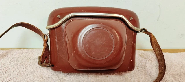 Cámara De Película De Colección Kodak Auto Colorsnap 35 Con Estuche Original Hecho En Reino Unido