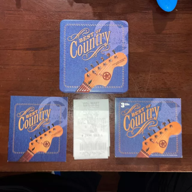 Best Of Country 3 CD Box Set Collector's Edition Pre-Owned