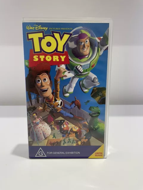 TOY STORY VHS Video Tape - Walt Disney Pictures Film - Limited Release