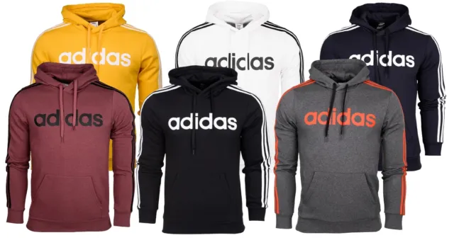 Adidas Herren Kapuzenpullover Essentials 3-Stripes Fleece Sweatshirt