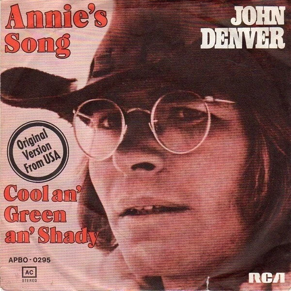John Denver Annies Song Vinile Singolo 7 pollici QUASI NUOVO RCA Victor