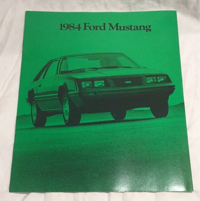 1984 FORD MUSTANG dealer sales brochure 10.00 PicClick