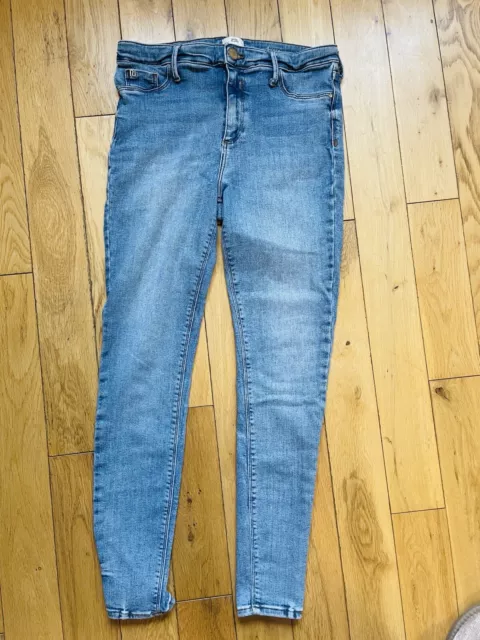 River Island Molly Jeans Size 14 Super Skinny