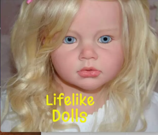 Custom personalised Reva large doll lifelike Angelica REBORN baby toddler child