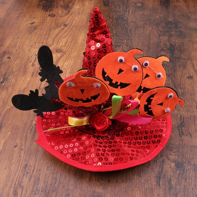 Juego de rol Disfraz Gorro de cachorro Disfraz de bruja Disfraz de Halloween Sombrero de fiesta