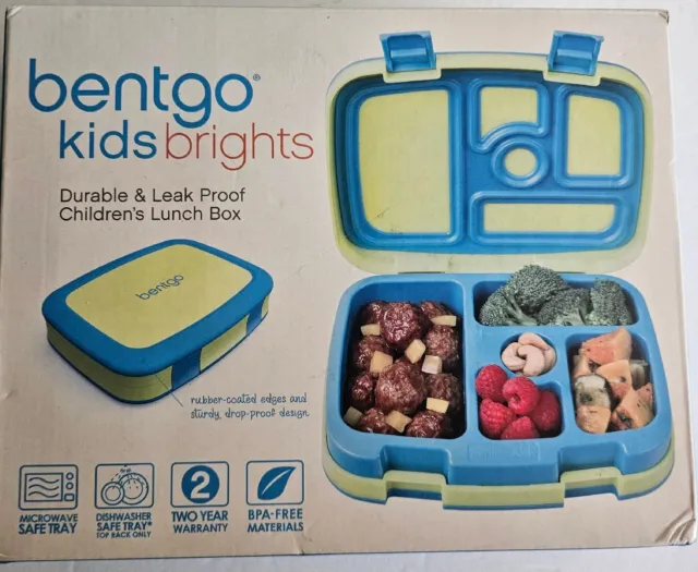 Luces duraderas a prueba de fugas Bentgo para niños 5 compartimentos estilo Bento caja de almuerzo para niños