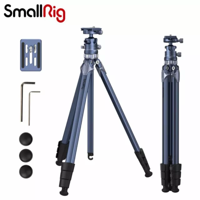 SmallRig 63" Camera Tripod Ball Head Travel Tripod Stand AP-02 Maxload 17.6 lbs