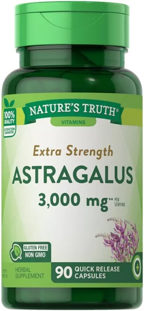 ASTRAGALUS Astragalo 90 capsulas de liberacion rapida 3000mg potente adaptogeno