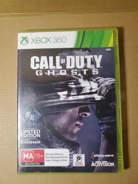 Call Of Duty Ghosts Limited Edition Steel Book Metal Case Xbox 360