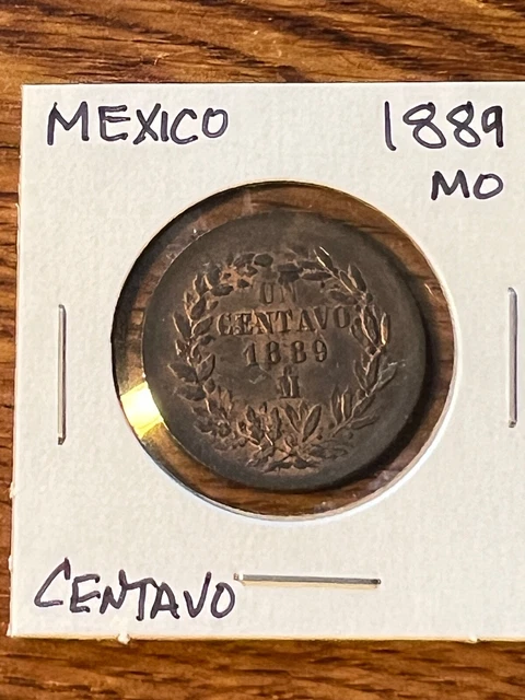 MEXICO 1889 Mo CENTAVO..VERY HIGH GRADE..