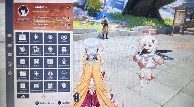 Compte Genshin Impact EU – AR56 – 58 Personnages Dont 27 5★ – PC/PS4/Android