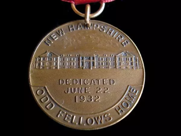 Odd Fellows Centennial Badge New Hampshire 1944 ~ Dedication 2