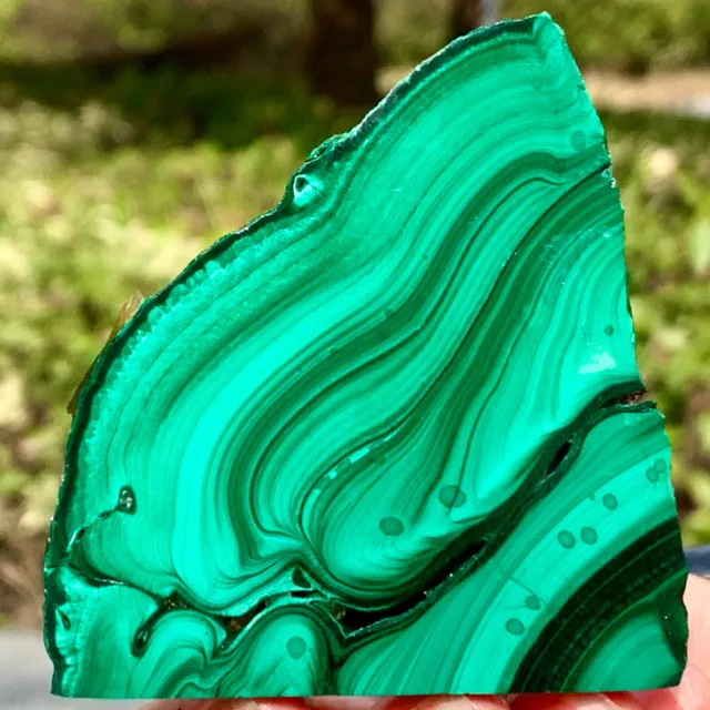 84G Natural Malachite transparent cluster coarse mineral sample