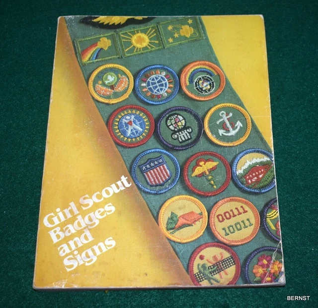 VINTAGE GIRL SCOUT 1983 Girl Scout Badges And Signs £6.04 PicClick UK