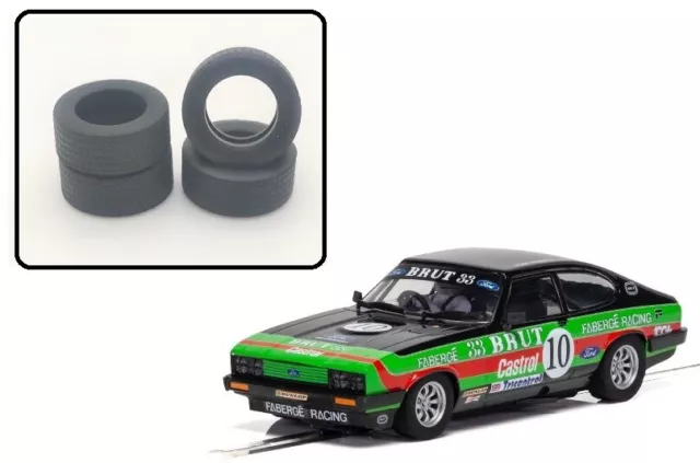 Scalextric Genuine W11308 Front Rear Tyres Set For Various Ford Capri MK3 MKIII