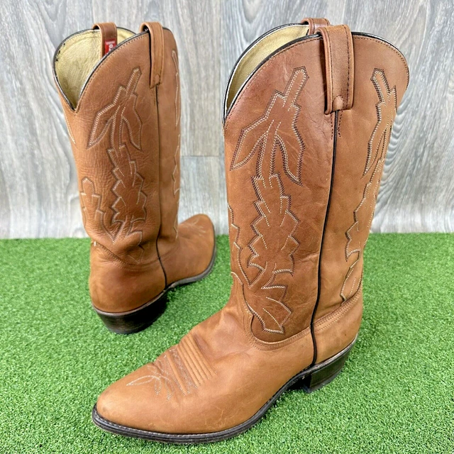 VINTAGE DAN POST Marlboro Edition Mens Western Cowboy Boots 11 EW/EE